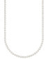 ფოტო #1 პროდუქტის Pearl Necklace, 20" 14k Gold A+ Akoya Cultured Pearl Strand (6-6-1/2mm)
