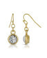 ფოტო #1 პროდუქტის Gold-Tone Crystal Drop Earrings