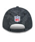 ფოტო #2 პროდუქტის Men's Black Las Vegas Raiders 2024 Sideline 9FORTY Stretch-Snap Hat