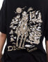 Dickies absarokee rodeo back print t-shirt in black