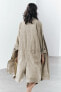 Zw collection oversize faded trench coat