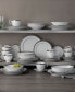 Austin Platinum 50-Pc Dinnerware Set, Service for 8