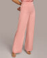 Women's Straight-Leg Satin Pants