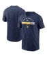 Фото #1 товара Men's Navy Milwaukee Brewers 2023 NL Central Division Champions T-shirt