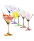 Фото #1 товара Crystal Luxury Martini Glasses, Set of 6