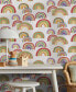 Фото #4 товара Rainbow Peel and Stick Wallpaper