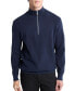 Фото #1 товара Men's Classic-Fit Quarter-Zip Supima® Cotton Sweater