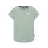 Фото #1 товара Puma Essential Crew Neck Short Sleeve T-Shirt Womens Green Casual Tops 84719454