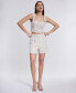 ფოტო #10 პროდუქტის Women's Sweetheart-Neck Sleeveless Crop Top