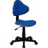 Фото #4 товара Blue Fabric Ergonomic Swivel Task Chair