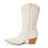 Фото #6 товара COCONUTS by Matisse Twain Studded Zippered Pointed Toe Womens Off White Casual