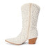 Фото #3 товара COCONUTS by Matisse Twain Studded Zippered Pointed Toe Womens Off White Casual