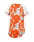 ფოტო #4 პროდუქტის Women's Orange, White Miami Hurricanes Annie Oversized Tie-Dye Raglan T-shirt