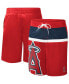 ფოტო #1 პროდუქტის Men's Red Los Angeles Angels Sea Wind Swim Shorts