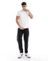 Barbour International Formula polo in white exclusive to asos