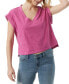 Фото #1 товара Women's Hester V-Neck Cropped T-Shirt