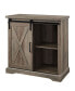 Фото #2 товара Rustic Farmhouse Barn Door TV Stand