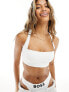 BOSS Bodywear bralette in white