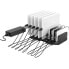 Фото #9 товара Lindy 10 Port USB Charging Station - Freestanding - Plastic - Black - Contact - With all USB Type A devices - Power
