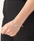 Charming steel bracelet with zircons 1580509