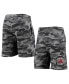 Фото #1 товара Men's Charcoal, Gray South Carolina Gamecocks Camo Backup Terry Jam Lounge Shorts