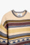 Limited edition jacquard knit sweater