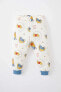 Фото #2 товара Erkek Bebek Disney Winnie The Pooh Uzun Kollu Pijama Takımı B8780a524sp