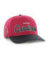 ფოტო #1 პროდუქტის Men's Cardinal, Black Arizona Cardinals Crosstown Two-Tone Hitch Adjustable Hat
