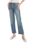 Ganni Lovy Mid Blue Vintage Straight Jean Women's
