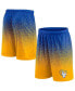 Фото #2 товара Men's Royal, Gold Los Angeles Rams Ombre Shorts