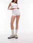 Фото #2 товара Topshop pointelle short in white