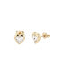 HAN: Crystal Heart Earrings For Women