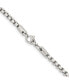 ფოტო #3 პროდუქტის Stainless Steel 3.9mm Rounded Box Chain Necklace