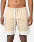 Men's Bandana Lace Shorts - XXXLarge, Beige/Khaki