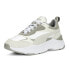 Фото #2 товара Puma Cassia Mix Lace Up Womens Grey, White Sneakers Casual Shoes 39195902