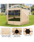 Фото #8 товара 1.5 X 11.5 FT 6-Sided Pop-up Screen House Tent With 2 Wind Panels for Camping