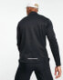 Nike Running Pacer half zip sweat in black