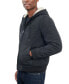 Фото #1 товара Men's Fleece-Lined Zip-Front Hooded Jacket