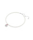 ფოტო #4 პროდუქტის Mixed Cuts, Crystal Swarovski Imitation Pearls, Shell, Pink, Rhodium Plated Idyllia Pendant Necklace