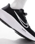 Nike Running Quest 6 trainers in black and white