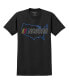Фото #3 товара Men's Black NASCAR Neon Map T-shirt