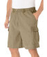 Фото #1 товара Big & Tall Knockarounds 8" Full-Elastic Cargo Shorts