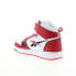 Фото #12 товара Reebok Resonator Mid Mens Red Leather Lace Up Lifestyle Sneakers Shoes