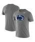 Фото #1 товара Men's Heathered Charcoal Penn State Nittany Lions Big and Tall Legend Primary Logo Performance T-shirt