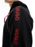 Фото #5 товара Hugo Bodywear sporty logo hoodie in black