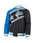 ფოტო #3 პროდუქტის Men's Orlando Magic Black Hardwood Classics 75th Anniversary Authentic Warmup Full-Snap Jacket