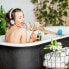 Фото #4 товара Аксессуары для бани и ванной Relaxdays Badewannenablage Bambus 70 см