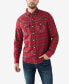 Фото #3 товара Men's Long Sleeve Big T Western Plaid Shirt