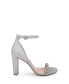 Фото #2 товара Women's Alyssa Two Piece Block Heel Evening Sandals