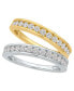 Кольцо Macy's Diamond Channel Band 1/2ct. 14K Gold 5 - фото #5